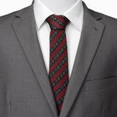 Mandalorian Black Red Stripe Men's Tie